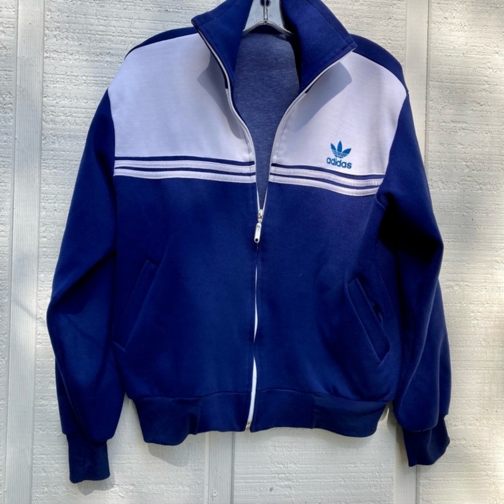 Vintage 1970s Adidas Track Full Zip Jacket